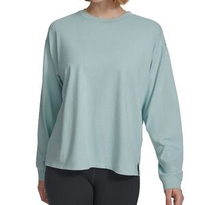 NWT Calvin Klein Women's Blue-Green Performance Long Sleeve Top